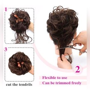 Brown Curly Hairpiece for Women🦋